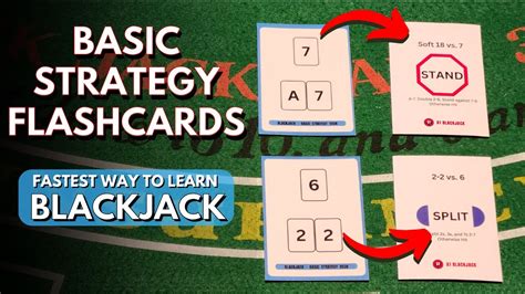 Blackjack Basic Strategy Flashcards .
